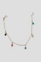 Pulseira de prata pendente