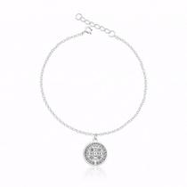 Pulseira de Prata Pingente São Bento Pulseira de Prata Pingente São Bento
