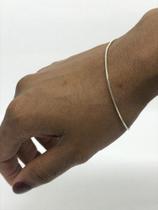 Pulseira De Prata Pura 925 Modelo Veneziana - Linda