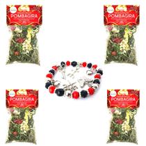Pulseira de Proteção Espiritual Pomba Gira Atração Banho de Ervas Amor Kit Pulseira de Proteção Espiritual Pomba Gira Atração Banho de Ervas Amor Kit