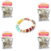 Pulseira de Proteção Espiritual Umbanda Candomblé Banho Sem Deprê Purificação Amor Próprio Paz Kit Pulseira de Proteção Espiritual Umbanda Candomblé Banho Sem Deprê Purificação Amor Próprio Paz Kit
