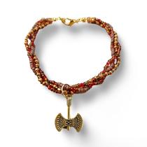 Pulseira de Proteção Xangô. Pulseira Três Fios. Justiça, Poder e Equilíbrio.