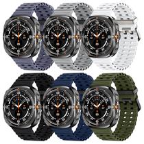 Pulseira de relógio Acextro Marine Sport, pacote com 6 unidades para Galaxy Watch Ultra