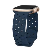 Pulseira De Relógio Apple Com Correia Trançada Respirável Compatível Com Série 8 7 6 5 4 3 iWatch
