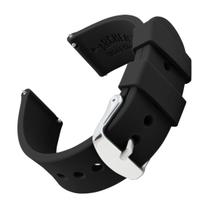 Pulseira de relógio Archer Silicone Quick Release 16 mm preta