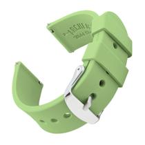 Pulseira de relógio Archer Silicone Quick Release Soft 19 mm verde chá