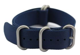 Pulseira de relógio ArtStyle Pulseira de nylon de 1,5 mm de espessura azul 20 mm