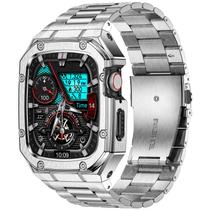 Pulseira de Relógio BAITEYOU em Aço Inoxidável para Apple Watch 46mm Pulseira de Relógio BAITEYOU em Aço Inoxidável para Apple Watch 46mm