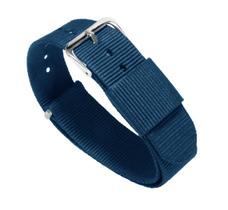 Pulseira de relógio Barton Ballistic Nylon NATO 20 mm em aço azul Pulseira de relógio Barton Ballistic Nylon NATO 20 mm em aço azul