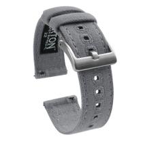 Pulseira de relógio BARTON Quick Release Canvas 22 mm Cool Grey