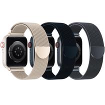 Pulseira de relógio BELONGME Mesh Loop em aço inoxidável 40-49 mm Apple