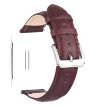 Pulseira de relógio Berfine Brown Calf Leather 22mm para homens e mulheres Pulseira de relógio Berfine Brown Calf Leather 22mm para homens e mulheres
