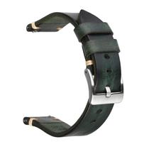 Pulseira de relógio Berfine Retro feita à mão em material sintético de 18 mm Pulseira de relógio Berfine Retro feita à mão em material sintético de 18 mm