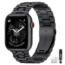 Pulseira de relógio Bestig compatível com aço inoxidável Apple de 49 mm Pulseira de relógio Bestig compatível com aço inoxidável Apple de 49 mm