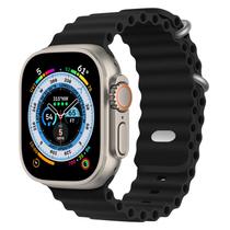 Pulseira de relógio BHUIJIC Ocean Band compatível com Apple Watch Pulseira de relógio BHUIJIC Ocean Band compatível com Apple Watch