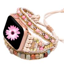 Pulseira de relógio Capdabio Beaded Boho para Iwatch Series 8 7 6 5 4 3 2 1 Se 38-45 mm Pulseira de relógio Capdabio Beaded Boho para Iwatch Series 8 7 6 5 4 3 2 1 Se 38-45 mm