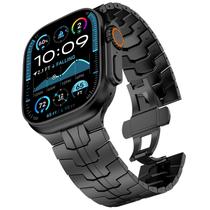 Pulseira de relógio CHANCHY em aço inoxidável com 24 mm de largura para Apple Watch