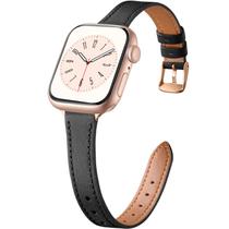 Pulseira de relógio Charlam Slim Leather 40 mm 38 mm 41 mm 42 mm 44 mm 45 mm