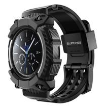 Pulseira de relógio com capa SUPCASE Unicorn Beetle Pro para Samsung Galaxy Watch 3 45 mm preta