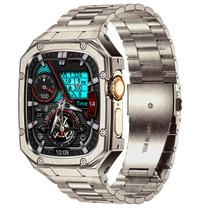 Pulseira de relógio com estojo BAITEYOU em aço inoxidável para Apple Watch Pulseira de relógio com estojo BAITEYOU em aço inoxidável para Apple Watch