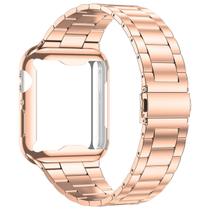 Pulseira de relógio com estojo Wolait compatível com Apple 38 mm Pulseira de relógio com estojo Wolait compatível com Apple 38 mm