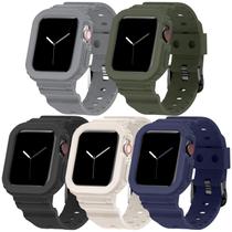 Pulseira de relógio DABAOZA Clear TPU para Apple Watch 41/40/38mm