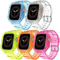 Pulseira de Relógio DABAOZA Clear TPU para Apple Watch 49mm