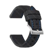 Pulseira De Relógio De Borracha De Silicone Premium Impermeável E Respirável 20mm 22mm 24mm