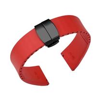 Pulseira De Relógio De Borracha Fluoro FKM De 18-22mm Com Fecho Borboleta De Liberação Rápida,