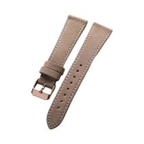 Pulseira De Relógio De Couro Fosco Cinza Camel Estilo Vintage Com Liberação Rápida 18 19 20 22MM