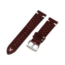 Pulseira De Relógio De Couro Vintage Vermelho Marrom Com Acabamento Em Óleo E Cera, 20mm 22mm, Pulseira De Relógio De Couro Vintage Vermelho Marrom Com Acabamento Em Óleo E Cera, 20mm 22mm,