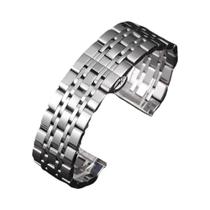 Pulseira De Relógio De Metal Em Aço Inoxidável Curvada E Plana Para Tissot Citizen Seiko 12-22mm