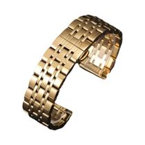 Pulseira De Relógio De Metal Em Aço Inoxidável Curvada E Plana Para Tissot Citizen Seiko 12-22mm