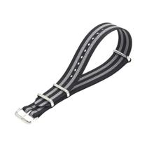 Pulseira De Relógio De Nylon Com Relevo 16mm-24mm, Tecido Balístico Militar, Acessórios Premium Para
