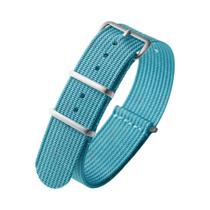 Pulseira De Relógio De Nylon Com Relevo 18mm 19mm 20mm 22mm Para Swatch Omega Rolex Seiko Moonswatch