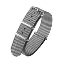 Pulseira De Relógio De Nylon Com Relevo 18mm 19mm 20mm 22mm Para Swatch Omega Rolex Seiko Moonswatch