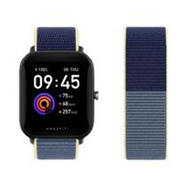 Pulseira De Relógio De Nylon De 20 Mm 22 Mm Para Amazfit GTR GTS 4-3-2-2e BIP U S Lite Pulseira