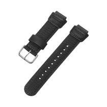 Pulseira De Relógio De Nylon Preta E Verde De 18mm Para Casio G-SHOCK W800H SGW400 F91W F84 Pulseira De Relógio De Nylon Preta E Verde De 18mm Para Casio G-SHOCK W800H SGW400 F91W F84