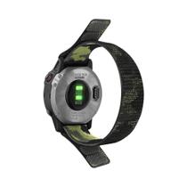 Pulseira De Relógio De Nylon Trançada Quickfit De 22 26mm Para Garmin Descent Enduro 2 Mk2 Mk2i Mk1