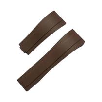 Pulseira De Relógio De Silicone À Prova d'Água De 20mm Para Rolex Daytona Submariner GMT, Pulseira