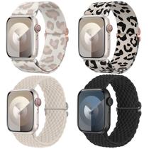 Pulseira de relógio Delidigi elástica de nylon trançada para Apple 40 mm