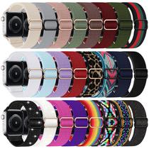 Pulseira de relógio DMIGADIGLO, nylon elástico, pacote com 24 unidades para Apple Watch