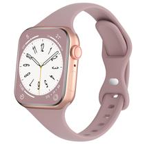 Pulseira de relógio DYKEISS Sport Slim Silicone 42 mm/44 mm Smoke Violet