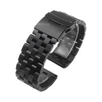 Pulseira De Relógio Em Aço Inoxidável 18mm-26mm Com Interface Plana, Correia Sólida De Alta