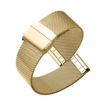 Pulseira De Relógio Em Aço Inoxidável 8mm-24mm Com Fecho De Malha E Extremidade Reta Pulseira De Relógio Em Aço Inoxidável 8mm-24mm Com Fecho De Malha E Extremidade Reta