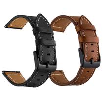 Pulseira de relógio em couro LDFAS para Galaxy Watch 7/6 Classic 47mm