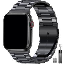 Pulseira de Relógio EPULY Business em Aço Inoxidável para Apple Watch 42-45mm Pulseira de Relógio EPULY Business em Aço Inoxidável para Apple Watch 42-45mm