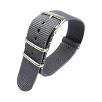 Pulseira De Relógio Esportiva Unissex Em Nylon 18mm 20mm 22mm Estilo Militar Com Fivela De Tecido