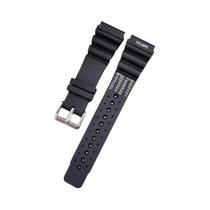 Pulseira De Relógio Esportivo Unissex Em Silicone 20mm 22mm 24mm Para Seiko Citizen Casio Ghost