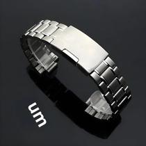 Pulseira De Relógio Flexível Em Aço Inoxidável 20/22mm Com Design Vazado, Acessórios Para Amantes Da